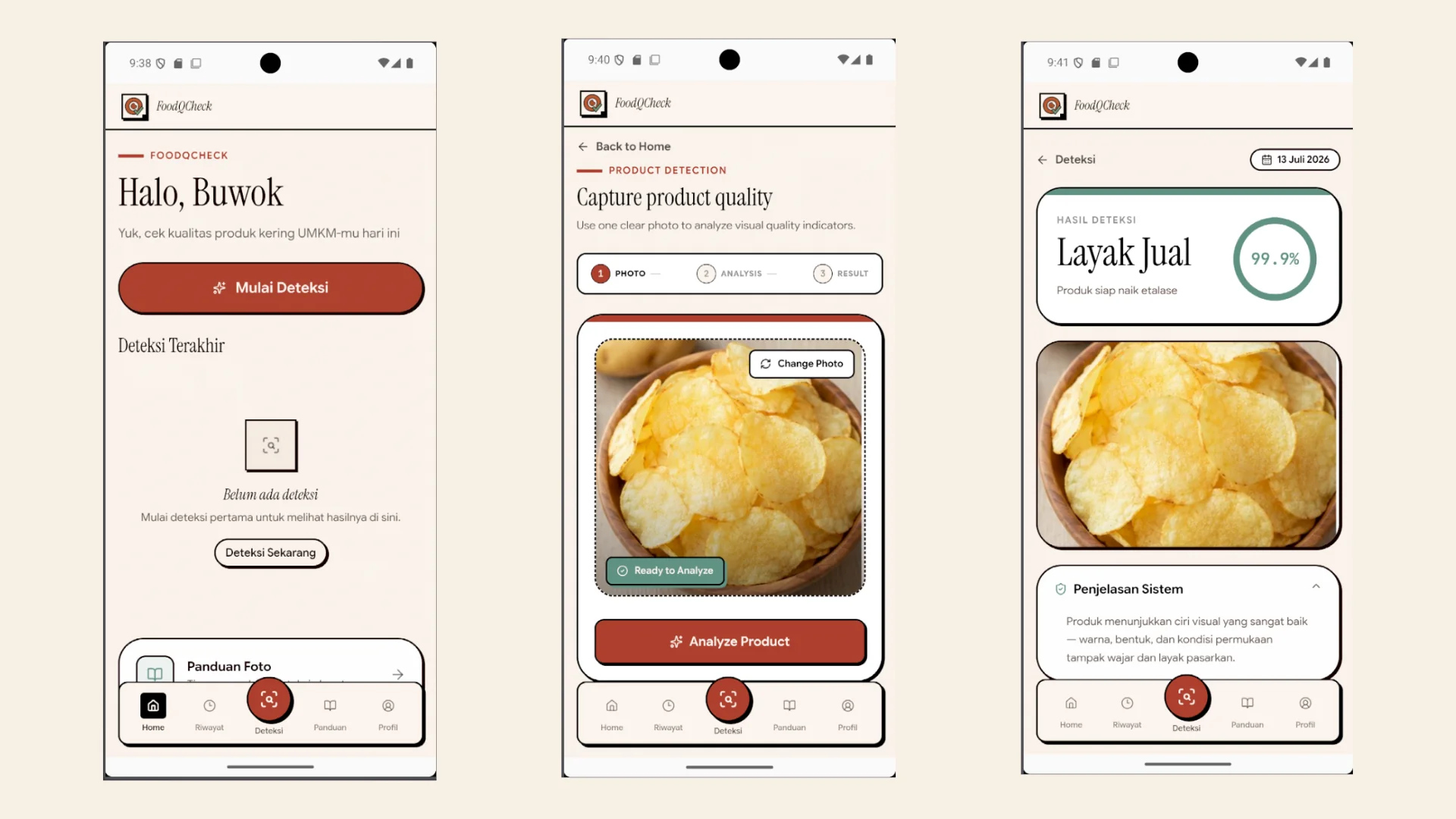 FoodQCheck — screenshot 2